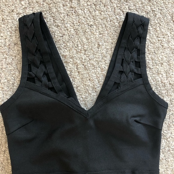 WOW COUTURE BLACK 2 PIECE DRESS - Picture 4 of 6